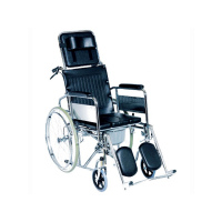 Recline wheel Chair With Commode 